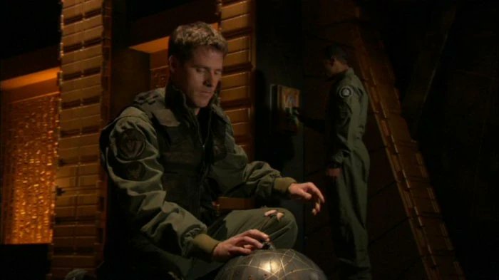 WardoftheStates's tweet photo. Stargate remains a very masculine SciFi franchise. Especially after the first couple of seasons you didn't see much pussyfooting around with the SG-1 or Atlantis team.
When in trouble, shoot the bad guys with a gun.
If that doesn't work, shoot the bad guys with a bigger gun.
Or blow them up with C4.
Or use alien technology to do them in.
The lessons they learned to save the day in one episode are then remembered and used to save the day in the next. A novel concept!
Small wonder why the suits at Amazon cancelled Martin Gero and the gang.