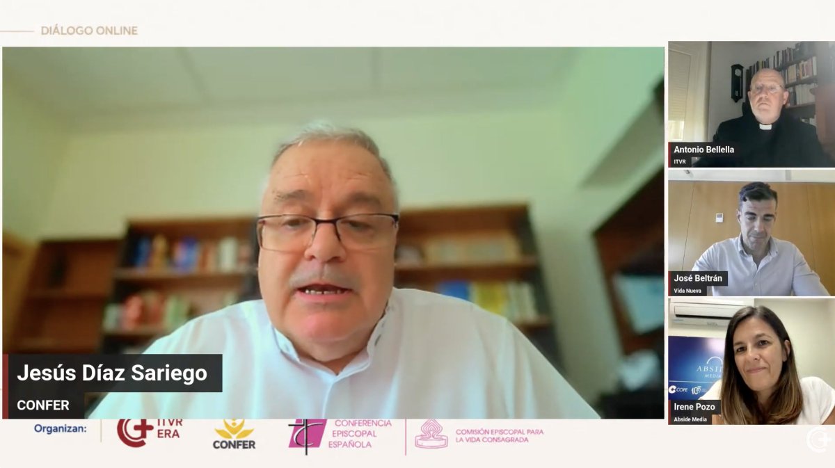 ITVR_ERA's tweet photo. "La #vidaconsagrada está de pie y tenemos la mirada alta"❤️

📹 Vuelve a ver el webinar previo a la visita del papa León XIV a España. Con @cmfluisangel, Laura Moreno, Jesús Díaz Sariego, @IrenePozo_, @JOSELEBELTRAN y Antonio Bellella

➡️ https://t.co/R4FehK1PYN https://t.co/BrLl4Z9bo0
