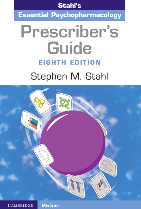 PJaseja's tweet photo. SR in psychiatry shared this book with me - 

Stahl's Essential Psychopharmacology Prescriber's Guide

This has answers from A to Z for all questions about psych drugs, well organised...

Dosing tips
Side effects 
What to monitor 
Art of Switching 

A perfect reference to use! https://t.co/L4rODWGbGP
