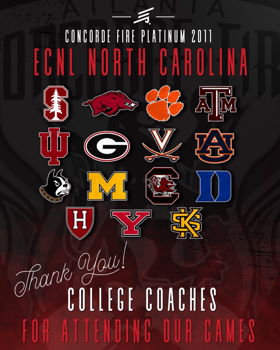 BerkleyObrien6's tweet photo. Thank you to all of the coaches who came to watch us this weekend in North Carolina!!

@StanfordWSoccer 
@RazorbackSoccer 
@clemsonwsoccer 
@AggieSoccer
@IndianaWSOC 
@UGASoccer 
@UVAWomenSoccer 
@AuburnSoccer 
@WoffordWSoc 
@GamecockWSoccer 
@DukeWSOC 
@Harvard_WSoccer https://t.co/MVPCv2gC9C