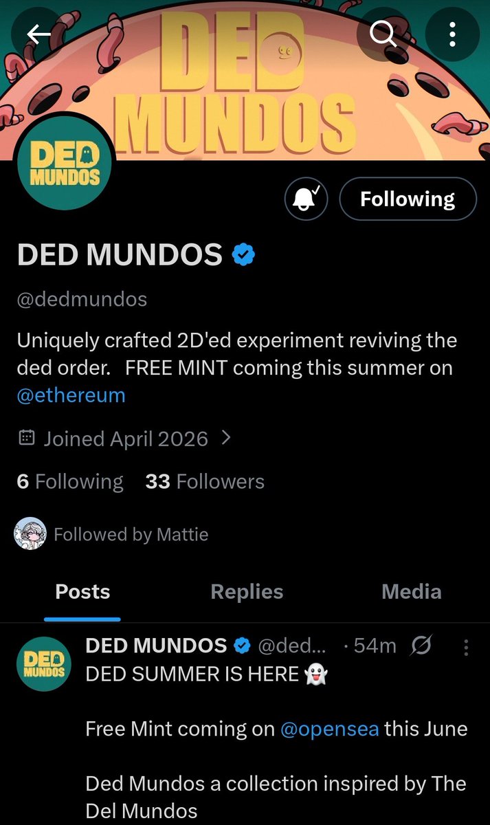 Andramichael5's tweet photo. Early project

@dedmundos 
Minting this month on ETH
Was inspired by The Del Mundos 

Supply and other mint details will be dropping soon...

Follow and have noti on https://t.co/rdkCvpab8y