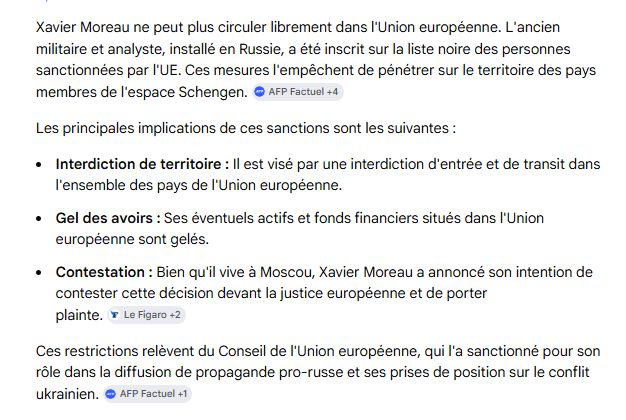 TraderPhil1's tweet photo. C'est assez fun, parce qu'apparemment Xavier Moreau est interdit de circulation dans l'Union Européenne, alors français de Moscou qui avez voté pour lui bon courage pour les subventions pour le lycée français. https://t.co/Fc0LgMAwg9