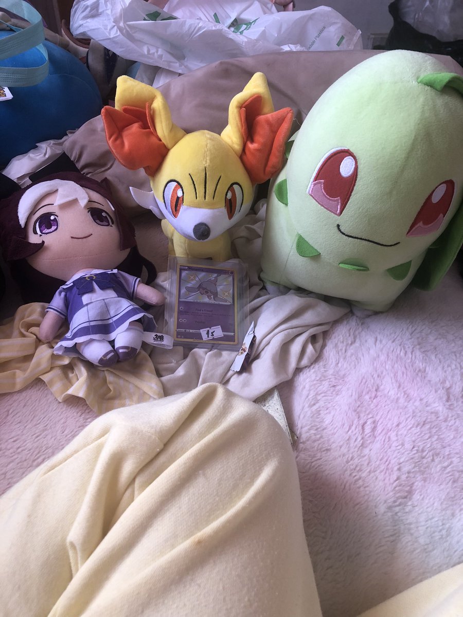 coloredscribbl1's tweet photo. highlights of pre-birthday shopping
- large cabbage
- fox creature
- john agemasen plushie
- shiny hat thing https://t.co/L83W4MHude