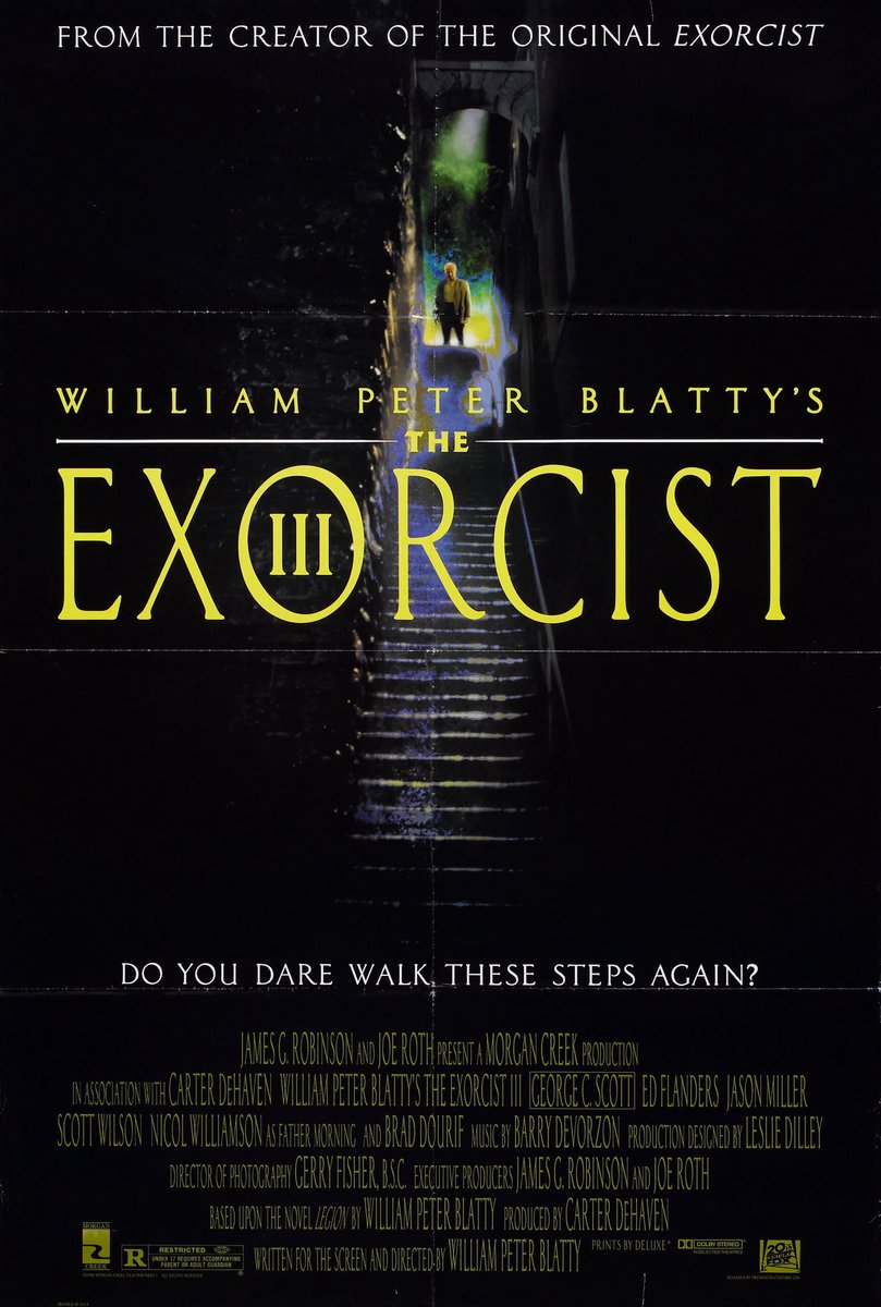 billyjarrettugh's tweet photo. After THE NINTH CONFIGURATION knocked me on my ass last night, I had to start the day by revisiting THE EXORCIST III. https://t.co/XkPzADYcwX