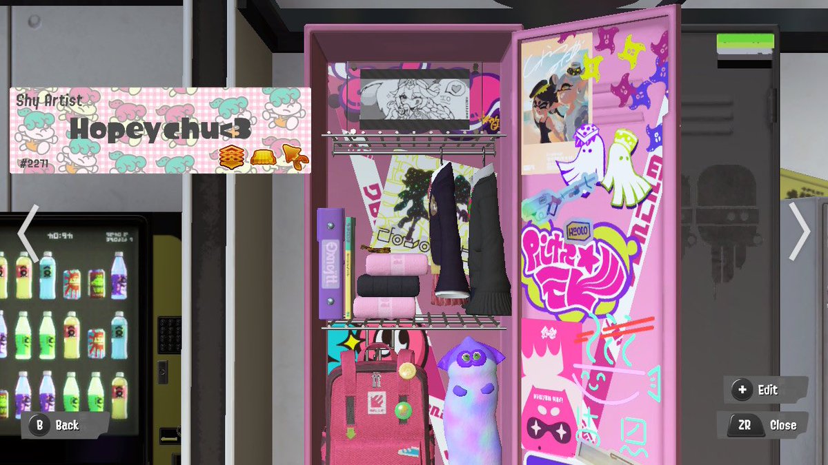 hopeychu's tweet photo. hi awhile ago i drew Io in splatoon and put her in my locker 𐔌՞ ܸ.ˬ.ܸ՞𐦯 
#paladins https://t.co/c9JhXKRfiZ