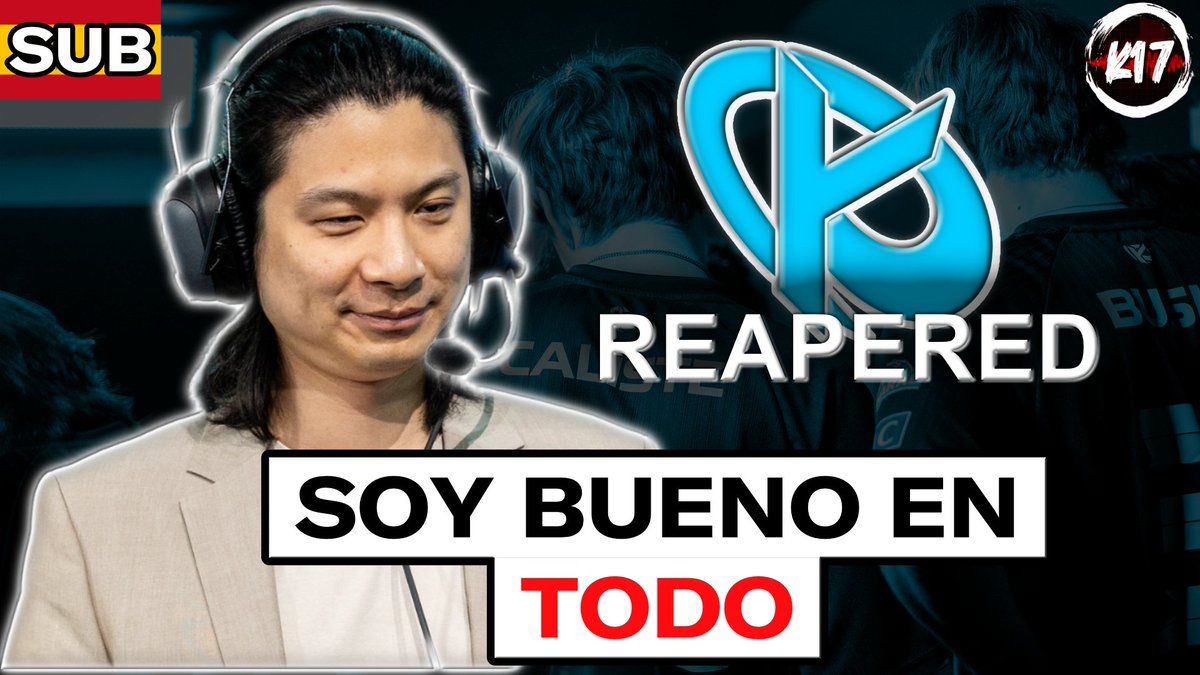 Kharasu17's tweet photo. 🎙️ El lunes tuve la oportunidad de entrevistar a @Reapered, head coach de Karmine Corp tras asegurar su lugar contra KOI en la final del lower bracket 

- Los early games contra G2
- Su implicación con Yike
- "Soy wenísimo ninio"

👇 https://t.co/02g3YwBgKR
