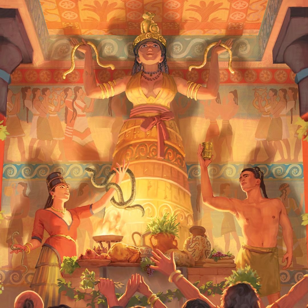 Heroicmindset's tweet photo. The Mycenaeans saw the Minoans as a prestige people: Before, during and after their conquest of Crete, Minoans influenced Pylos, Mycenaean aesthetics and Mycenaean religious practices.

1/4 https://t.co/wRUrASY8et