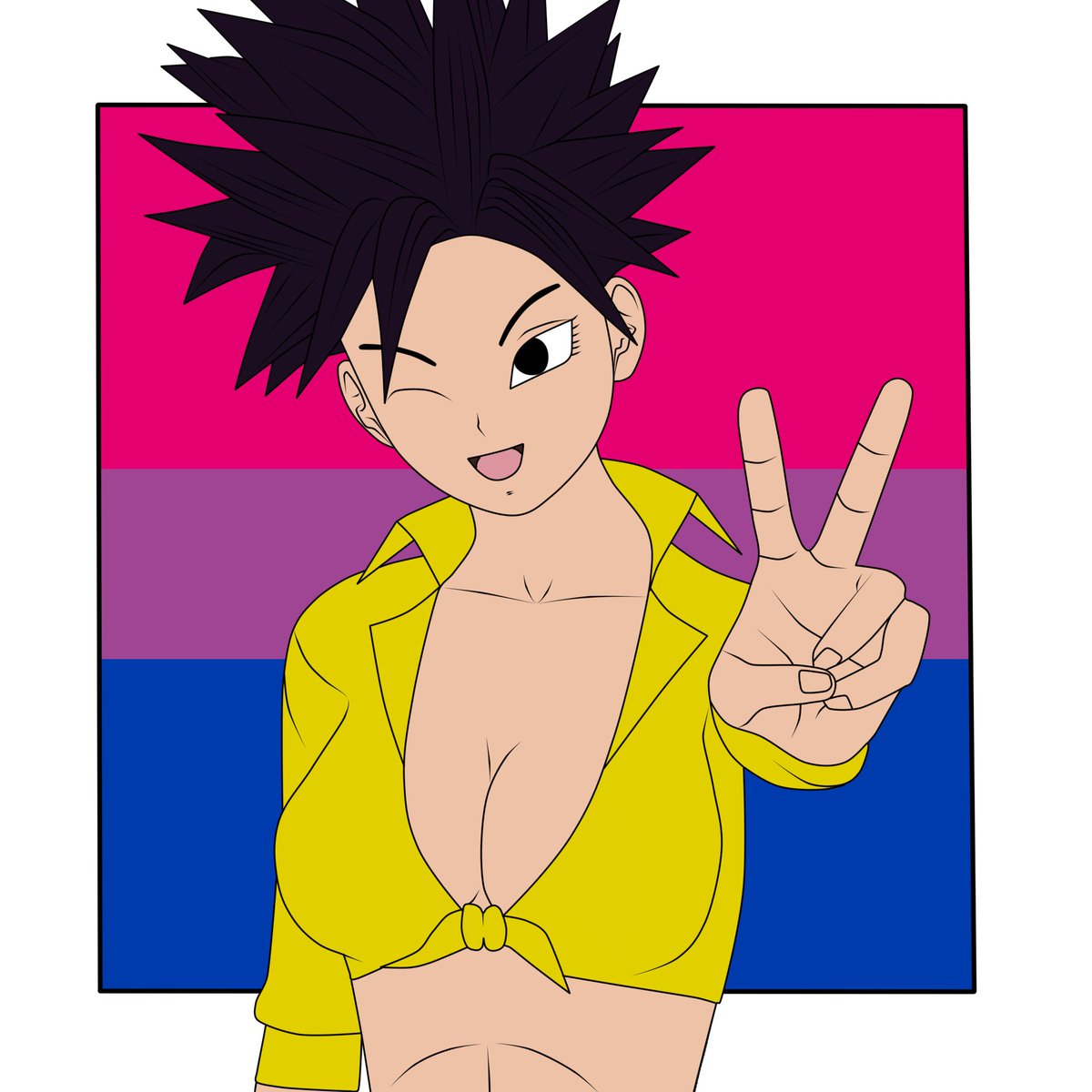 PatrollerXV2's tweet photo. Beval 

#dragonballoc #saiyan #doodle #pridemonth #oc #beval #artistontwitter https://t.co/Ut31k5fxwr