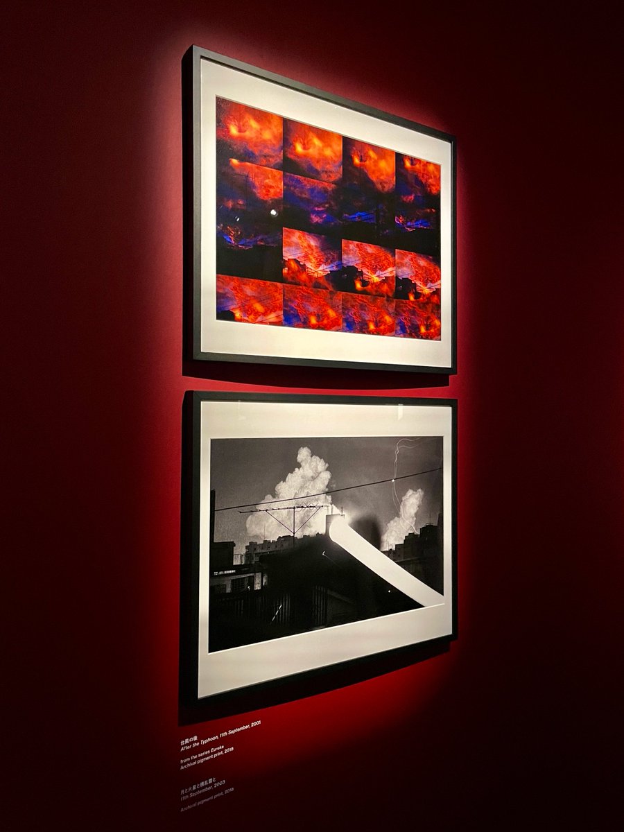 rosedesignuk's tweet photo. Kawada Kikuji (93 &amp; still prolific) presents works incl. Chizu (The Map) – a powerful, abstract reflection on post-war Japan. Iwane Ai showcases her award-winning Kipuka series alongside the stunning A New River, capturing Tōhoku’s night-blooming cherry blossoms. https://t.co/GR5DPv6ih4