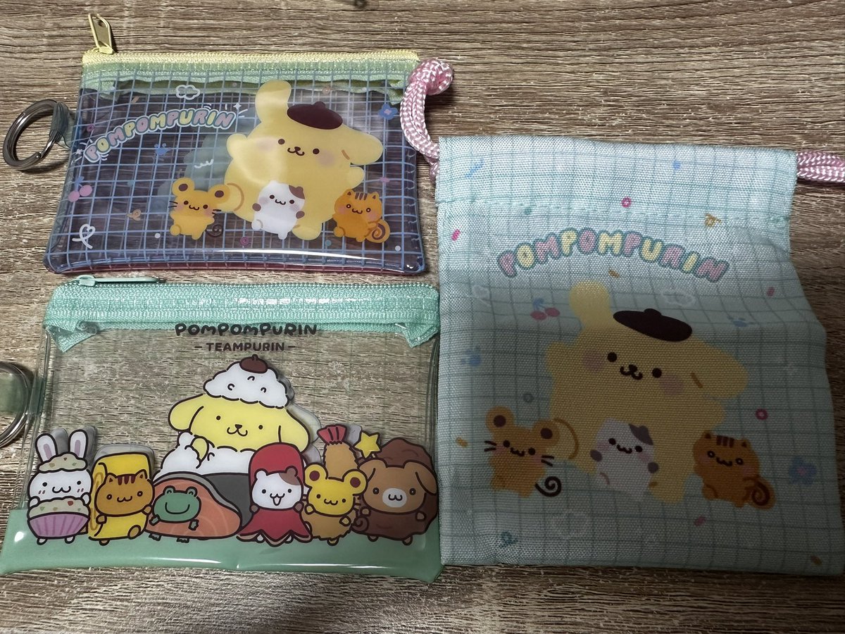 _daaa0528's tweet photo. サンリオ セリア キャンドゥ ポムポムプリン

譲
ポーチ:ゆるかわ/おべとう
巾着:ゆるかわ

求
ポーチ:ぎょうざ
巾着:おべんとう

都内手渡し>郵送希望です。 https://t.co/fAPxNe4naH