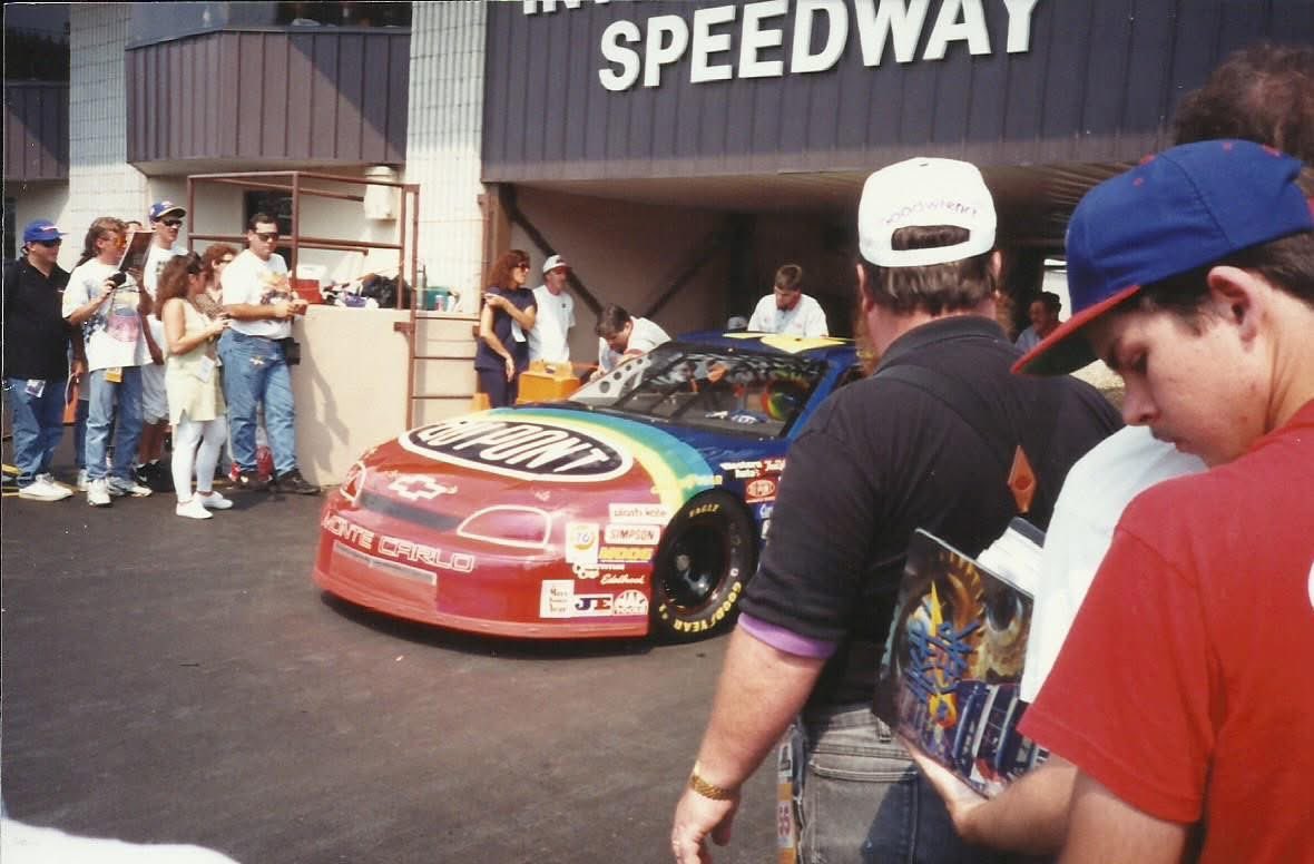 RavensBrent's tweet photo. Jeff Gordon shattered the track record at the Michigan International Speedway on June 16, 1995, putting himself on the pole for the #NASCAR #Michigan400, setting a time of 38.583 and an average speed of 186.611 mph (300.321 km/h).
#Team24 #24Ever https://t.co/r5v8D0Qt48