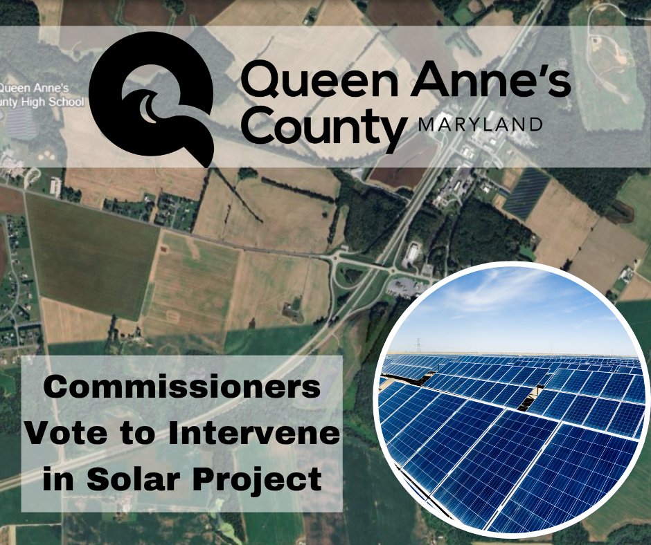 QACGOV's tweet photo. Queen Anne’s County Commissioners Vote to Intervene in Solar Project
https://t.co/HqumJJdNGo https://t.co/UshOo2de6h