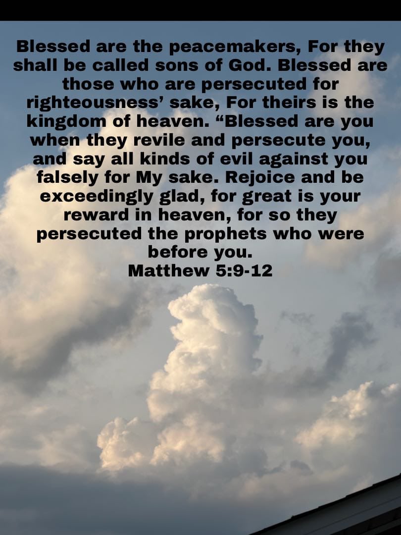 AdamsArk's tweet photo. #JesusPreached blessings, in “verse12” He stepped it up! He tells us to rejoice, and be exceedingly glad, that’s Joy for The Christian, Heaven! #God #HolyGhost https://t.co/UB3XwCdfqu
