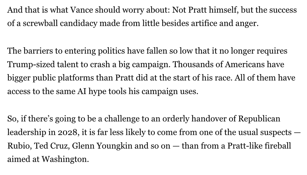michaelkruse's tweet photo. Catching up to what @alexanderburns wrote about @JDVance and @spencerpratt. https://t.co/WvWydunhss https://t.co/2pETPVgDfo