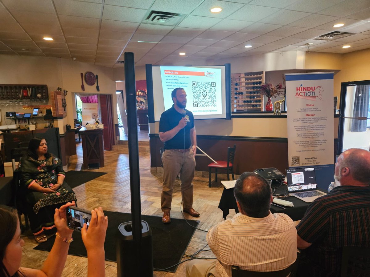 HinduACT's tweet photo. We thank our team in Cincinnati for a wonderful outreach event with the local communities and allies. https://t.co/ZlPZV1Nz8t