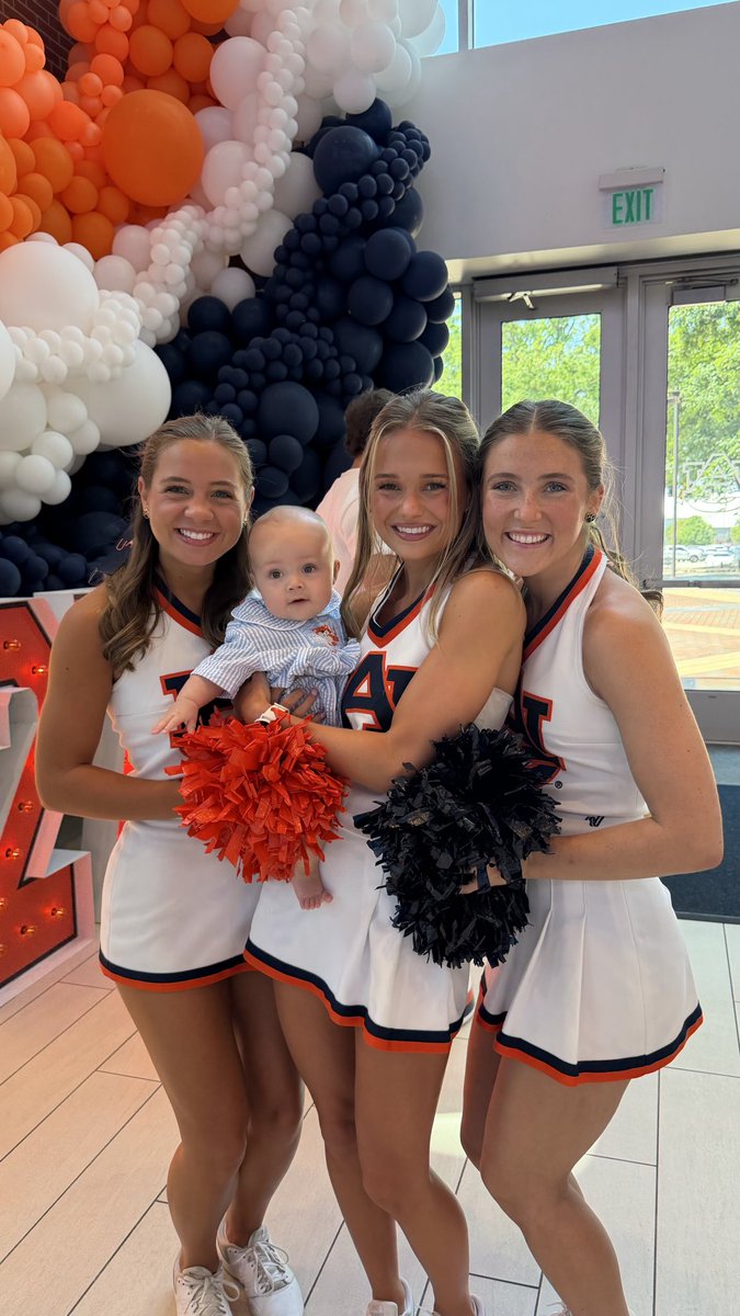 aucheerleading's tweet photo. Fun morning with our friends from @AUSportsNetwork &amp; @CocaCola at the Coach’s Luncheon! #WarEagle https://t.co/zjbUdVu0b3