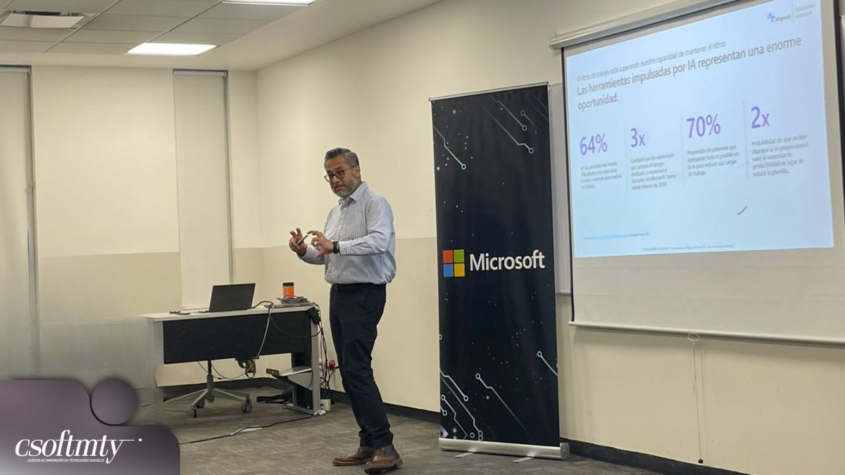 Csoftmty's tweet photo. Momentos del "Taller de #IA: Agentes"

En la IA de Microsoft los datos se encuentran protegidos y no se usan para entrenar los modelos básicos sin permiso.

#Csoftmty #GrupoMigesa #Microsoft #Tecnología https://t.co/is3gmQfa5R