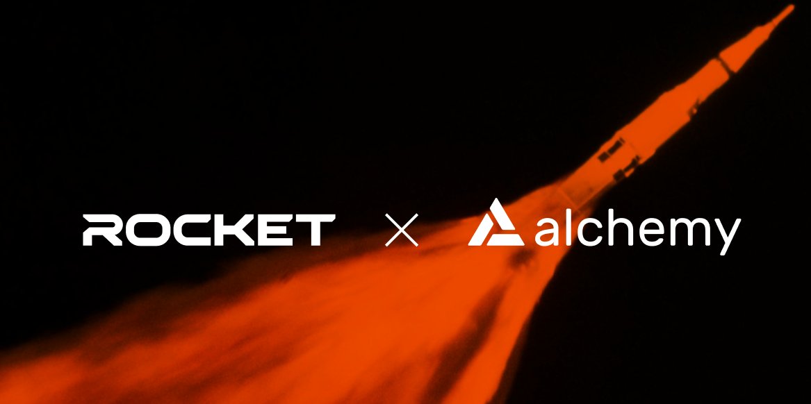 RCKTFoundation's tweet photo. Rocket is proud to be building with @Alchemy 

Onchain markets need reliable infrastructure: RPCs, real-time data, and systems that stay stable as activity grows.

Alchemy supports the infrastructure layer behind Rocket’s price-first model.

Follow @RCKTFoundation  for updates. https://t.co/41Z1VxlhoA