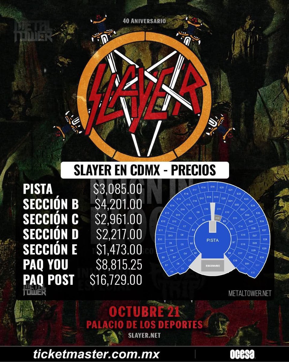 Rodpm81's tweet photo. #Salvamediario aquí los precios para el concierto ( espero poder ir 🙏🏻😓 ) https://t.co/4C0enhB0p0