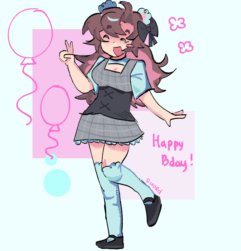 Kinxazi's tweet photo. #polartwt happy bday dani.... runs back to my cave shyly (also im late) https://t.co/8nQhcWW73h