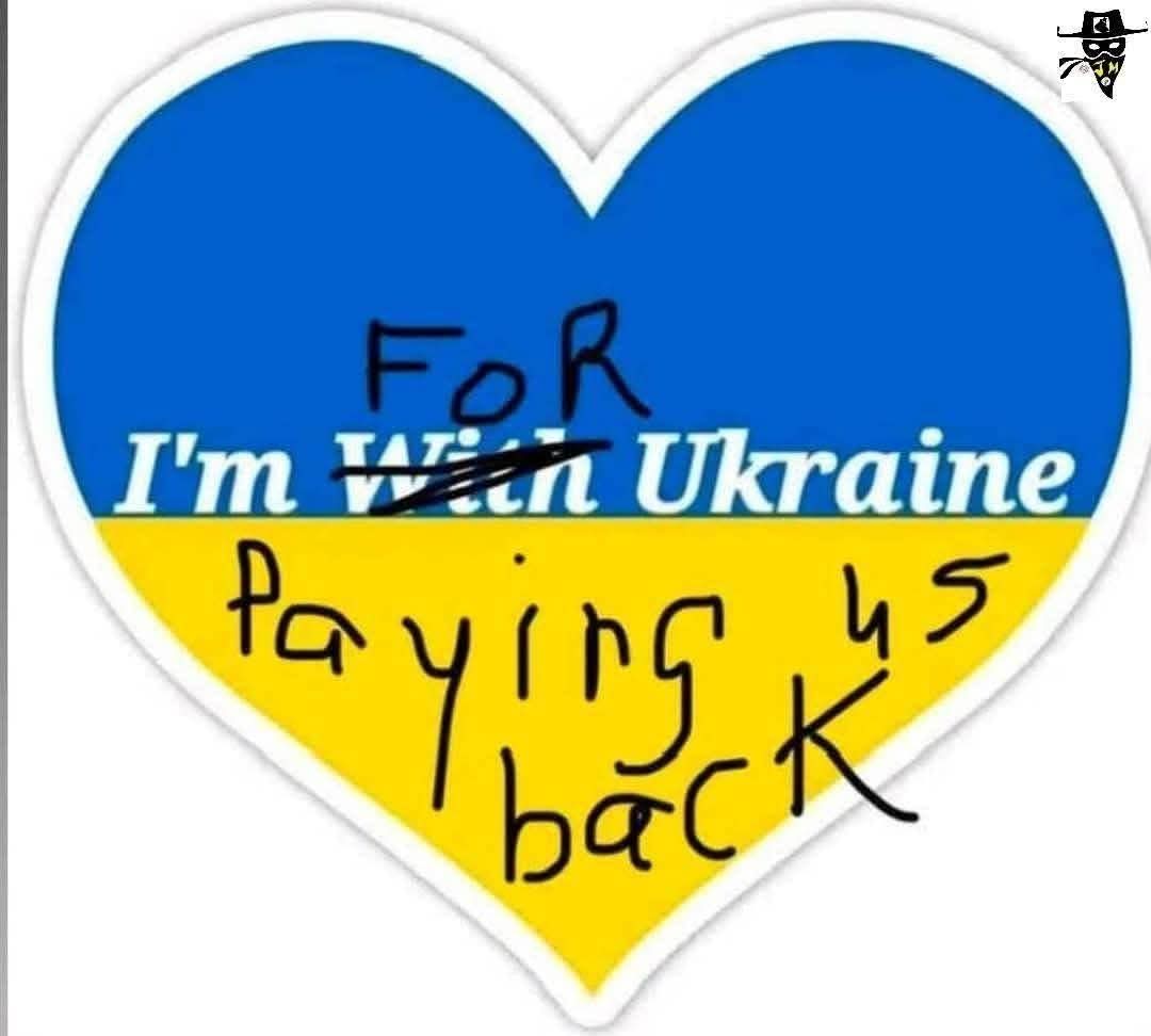 PresiNotSure's tweet photo. @StoicHobo @laralogan @GoingRoguewLara @notraffickzone Fuck ukraine. I want my money back. https://t.co/TC3iQZ5ivU