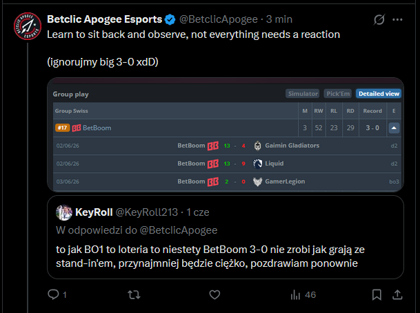 KeyRoll213's tweet photo. @JuniorGadaja janek mnie zdominował, ale nie poddam się bez walki https://t.co/dSCKsu2A9z