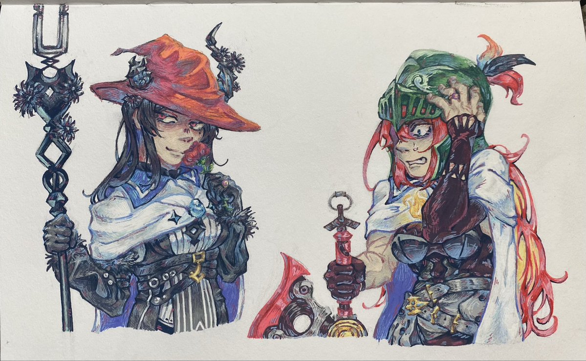 Weirdohere74942's tweet photo. using my gel pens again https://t.co/y97ge35Uo1