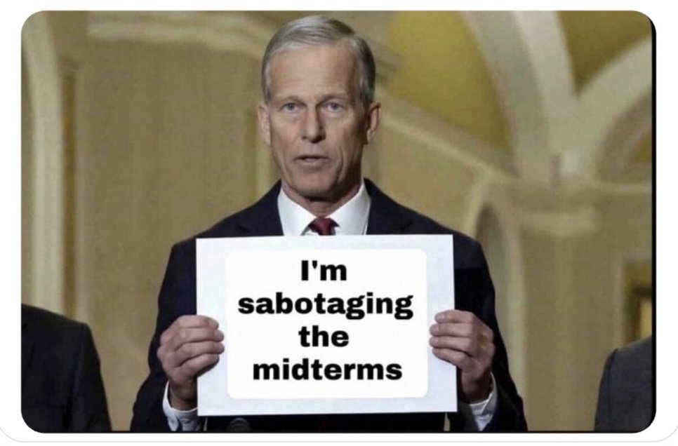 LynnVac66's tweet photo. @Chicago1Ray @GordonLett30615 @realDonaldTrump Thune is paid by the Communist Democrat Party not to step down #bribed https://t.co/30zKAhFC5r