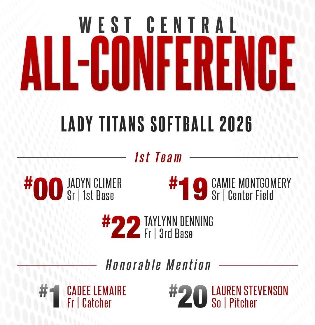 IowaUnitedSB's tweet photo. Congratulations to @CadeeLemaire and @lstevenson202 on earning All-Conference Honors with your High School Lady Titans Teams. Well deserved and job well done!

@ExtraInningSB @LineDsoftball @TopPreps @D1ProScouts @PrepSoftball @MidwestPremierS @YAthletesF @ProspectID_ @D1Softball @SoftbalAmerica