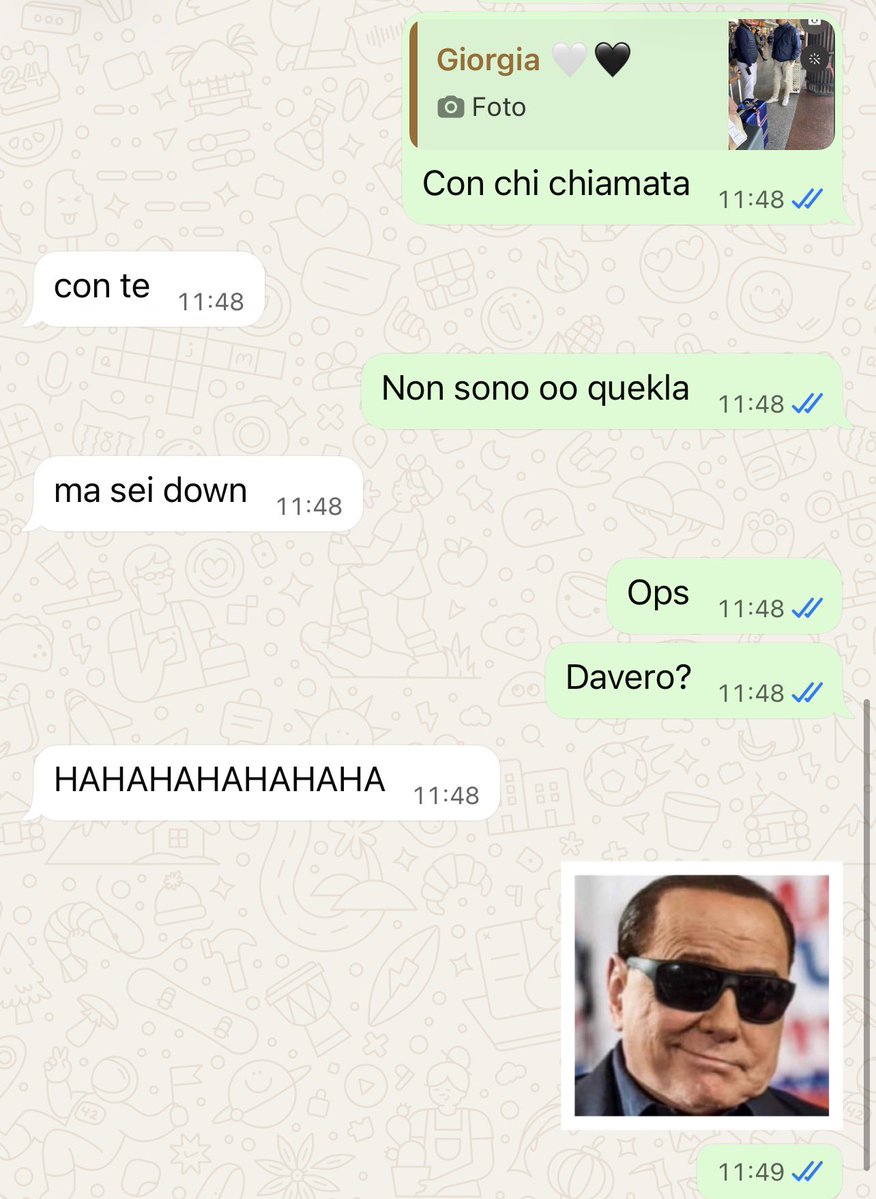 Kamarentus's tweet photo. @GiorgiaJG Ricorfi https://t.co/mQiGx0aJiq