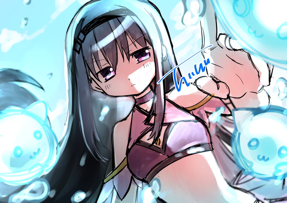 N0B0RU_'s tweet photo. #水着ほむら https://t.co/OY07SOghLy