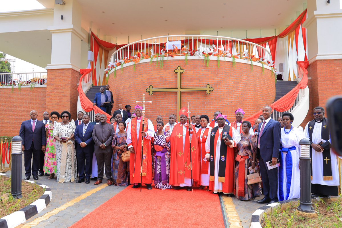 theucuguild's tweet photo. Moments from earlier today at Namugongo as we remembered the Uganda Martyrs. We honor their courage, faith, and sacrifice, and may their legacy continue to inspire us to serve with integrity and purpose.

#UgandaMartyrsDay2026
#CommissionedStewards https://t.co/RqQ2f52Pai