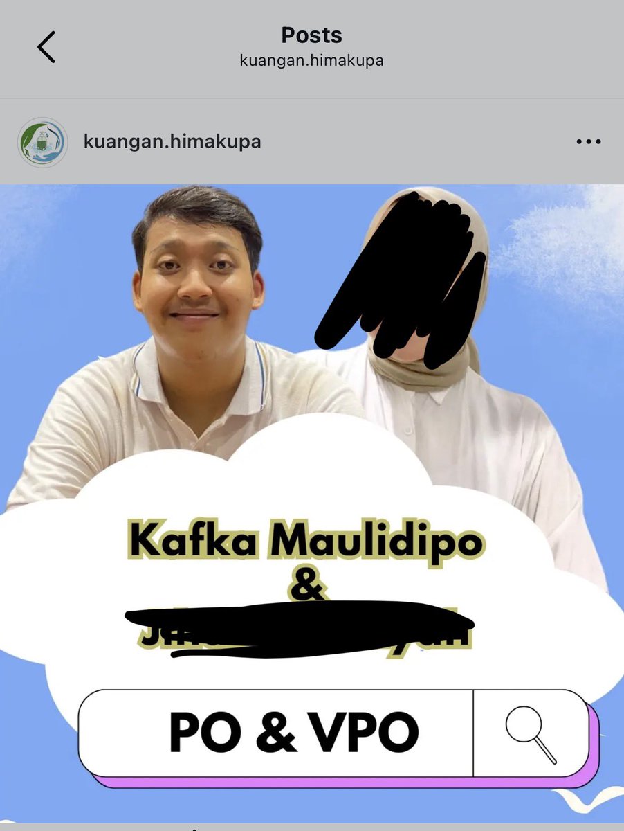 sampahvoksui's tweet photo. Pelaku : Kafka Maulidipo Afaf - Administrasi Keuangan dan Perbankan 2023

- Ketua Angkatan Administrasi Vokasi UI 2023
- Ketua Pelaksana Kuangan HIMAKUPA 2024
- Ketua Spartan Vokasi UI 2025
- Kepala Departemen Olahraga HIMAKUPA 2025 https://t.co/xuiRQ2N6qW