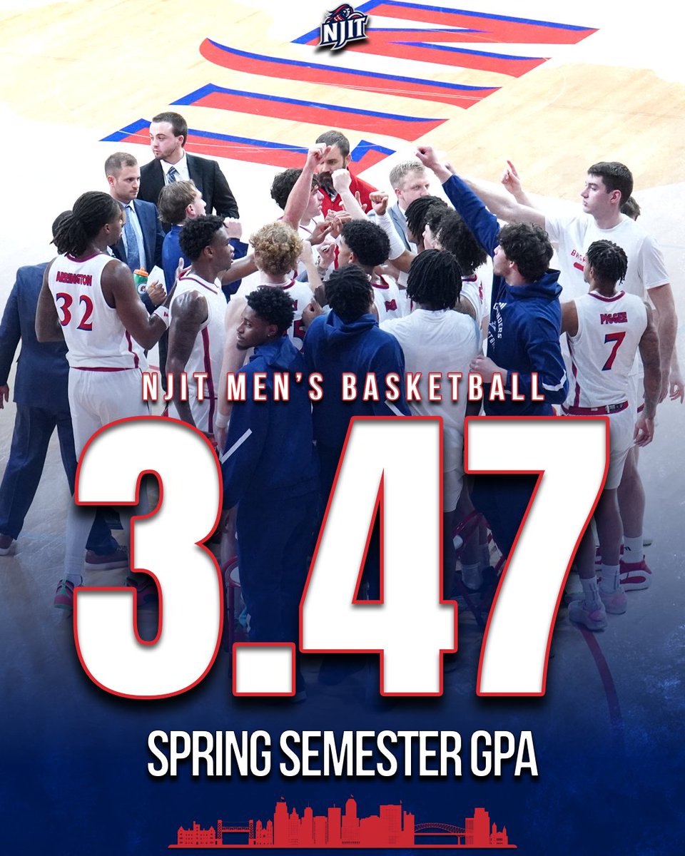 NJITHoops's tweet photo. Proud of our guys in the classroom ‼️

#UNITY | #RollTech⚔️ https://t.co/V0dKioKrRC