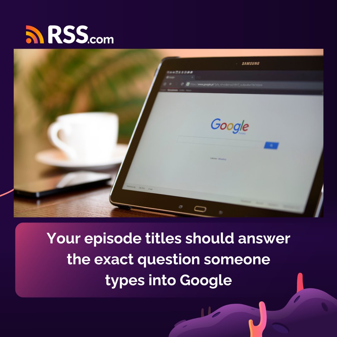 rss's tweet photo. Podcast episode descriptions are mini blog posts. Write them like you're trying to rank. Use the keywords people search. Answer their actual questions. https://t.co/YHEtbdM8cp