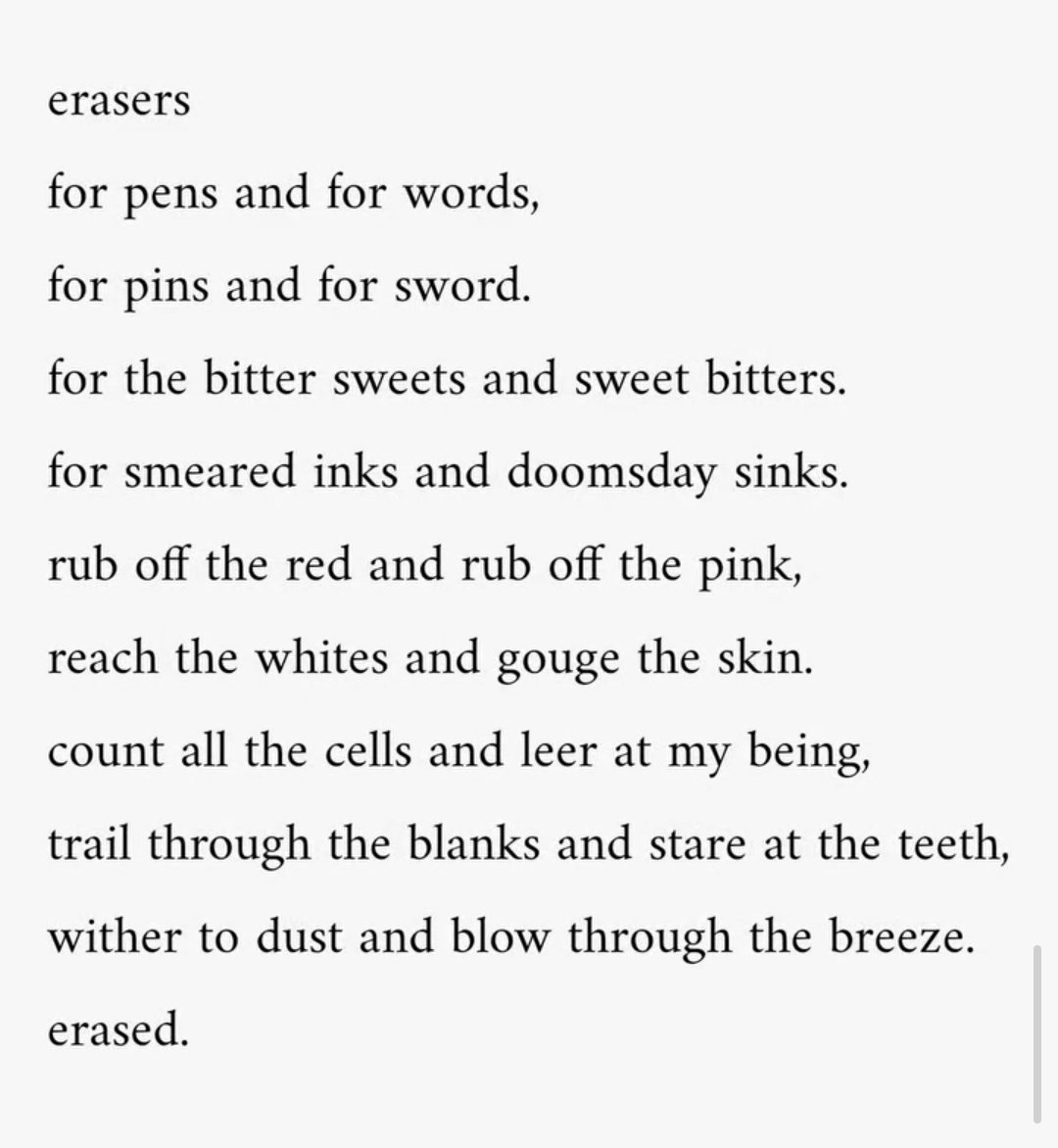 kandokumari's tweet photo. ive written one poem each for the last 3 ppl i liked https://t.co/I4cbV4eUCz