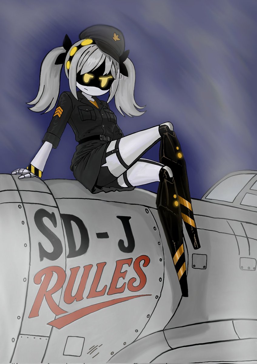 AntinomikonRena's tweet photo. Finished this a long time ago, but it never felt complete and I wasn’t sure it was good enough.
#MurderDrones #mdtwt #SerialDesignationJ #SDJ https://t.co/WK5sebAYaZ