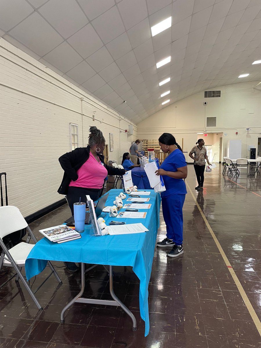 SEANC's tweet photo. SEANC is with District 60 in Goldsboro at the O’Berry Neuro-Medical Treatment Center today sharing information and providing lunch to the hardworking employees. https://t.co/DDoYP87yxq