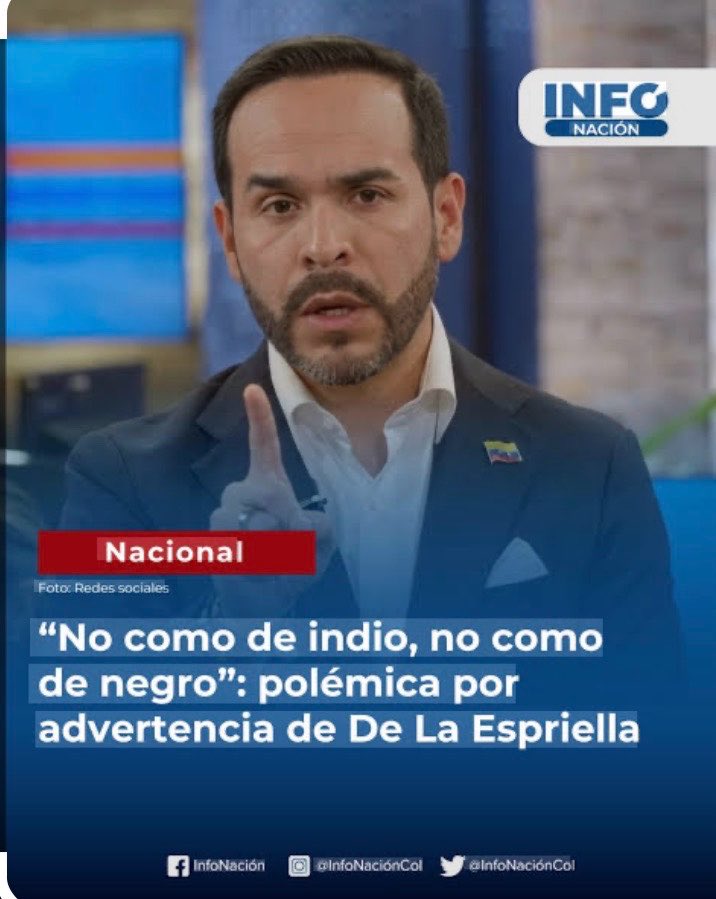 AlejoToroAnt's tweet photo. Estas declaraciones no corresponden en lo absoluto a un candidato a la presidencia sino a un tirano racista y criminal.

Si es capaz de pronunciar públicamente este tipo de cosas, no quiero imaginar lo que podría hacer con el poder en sus manos. Extremadamente peligroso. https://t.co/ALB0EDPI0K