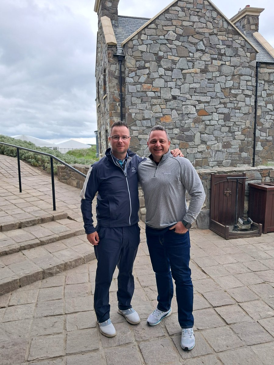 tagmarshal's tweet photo. Taking Tagmarshal to the dunes!

Wynand had an amazing time visiting Trump International Golf Links &amp; Hotel Doonbeg.

Spanning 1.5 miles of beach and sand dunes, the course offers views of the Atlantic from 16 of 18 holes.

Thank you to the Doonbeg team for having us! https://t.co/A8ACyih3Cc