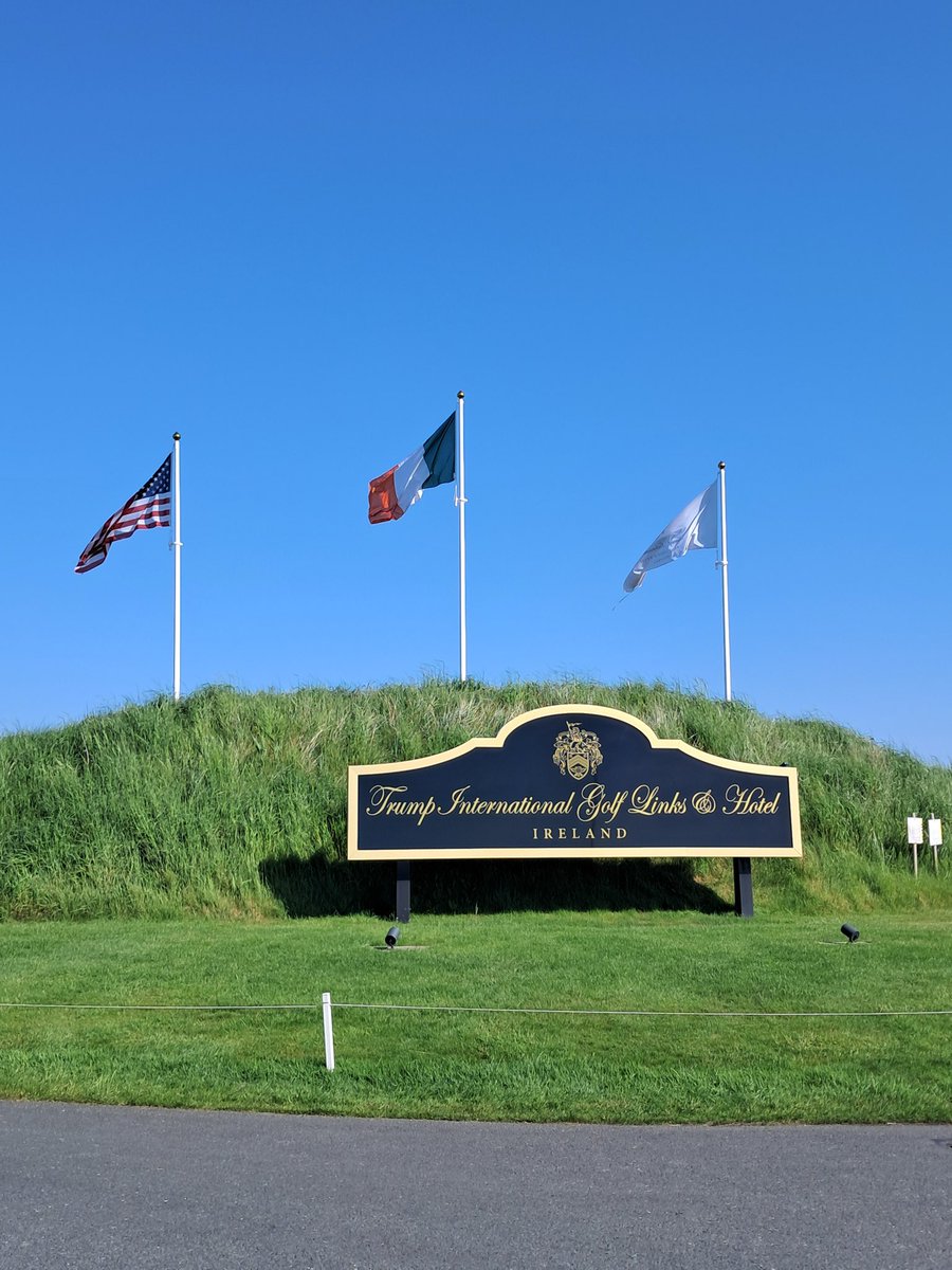 tagmarshal's tweet photo. Taking Tagmarshal to the dunes!

Wynand had an amazing time visiting Trump International Golf Links &amp; Hotel Doonbeg.

Spanning 1.5 miles of beach and sand dunes, the course offers views of the Atlantic from 16 of 18 holes.

Thank you to the Doonbeg team for having us! https://t.co/A8ACyih3Cc