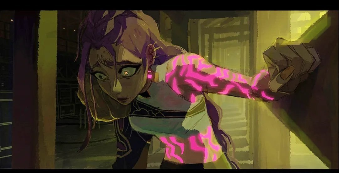 lenaskzorel's tweet photo. you ever go through your day and then remember mira taking a stance to protect zoey from rumi concept art https://t.co/8a1ztBvMMn