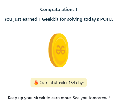 RootMadhav's tweet photo. Day - 154        
GeeksforGeeks - POTD         
Problem : Subarray Frequency Count Queries 
#gfg #geekstreak2026 #POTD #365daysofcode #coding #POTDwithGFG https://t.co/oO8AE1Hehv