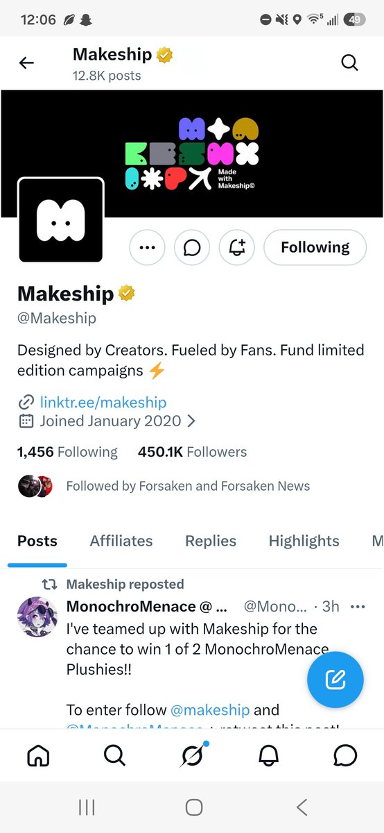 MrSandersVR's tweet photo. @MonochroMenace @Makeship Hopefully I get itt :D https://t.co/soSGcYFzUm