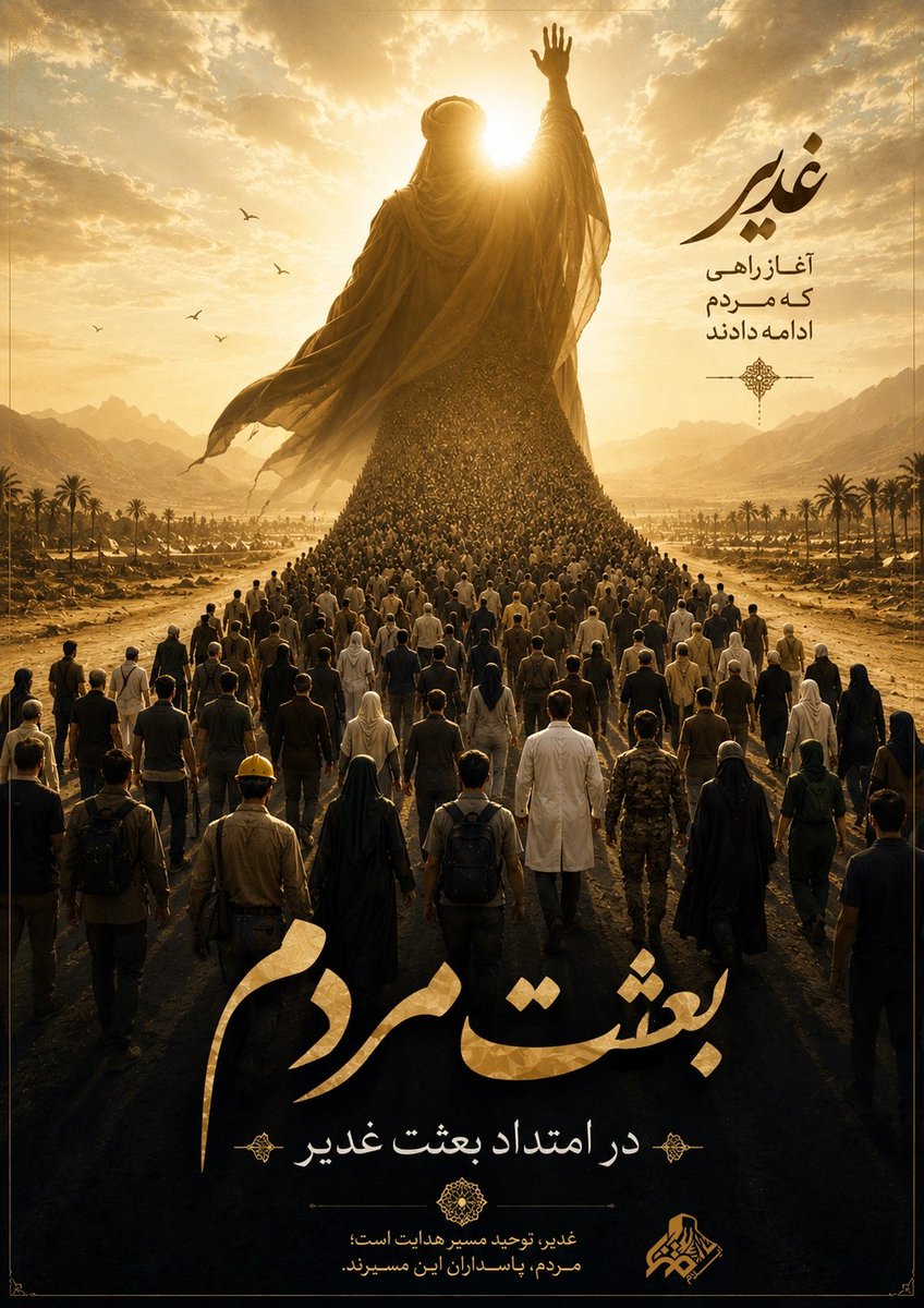 jikopick2's tweet photo. اگر غدیر نبود، راه گم می‌شد؛ و اگر ولایت نباشد، مقصد فراموش خواهد شد. #لبیک_یا_خامنه_ای https://t.co/SYtytlv2XP