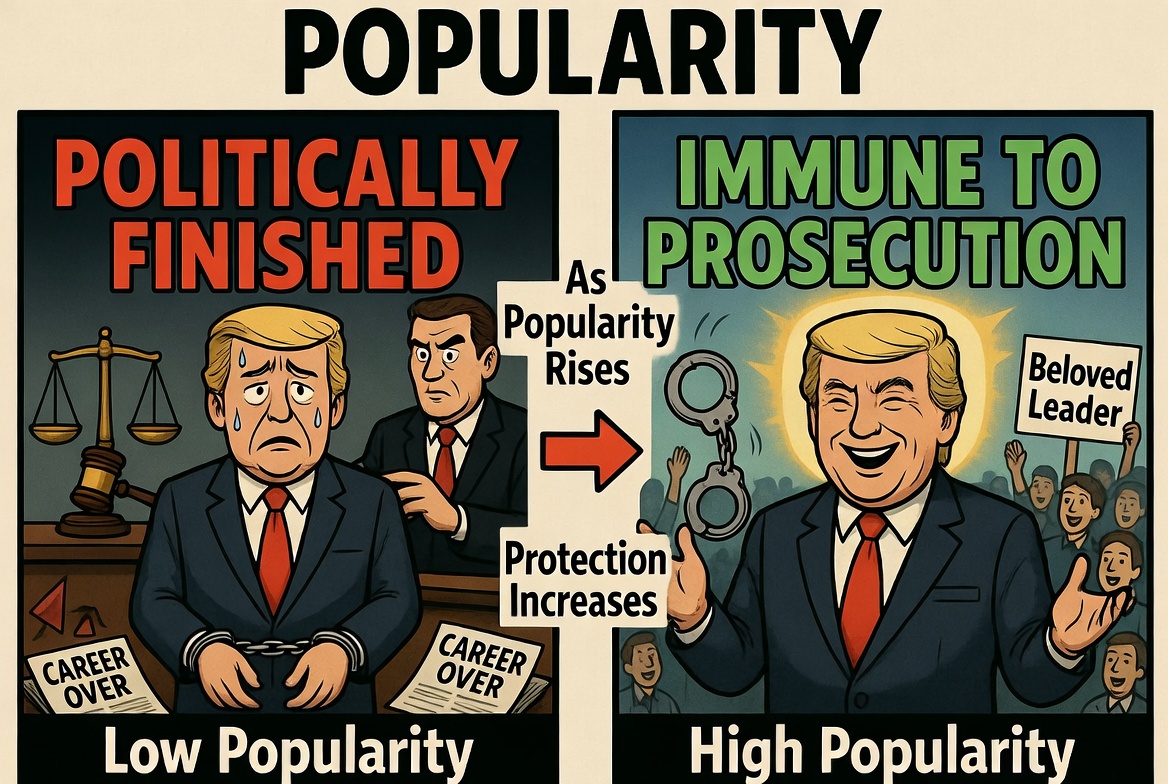 AmplifyVeracity's tweet photo. @harryjsisson Yeah, but there is a popularity to criminality hurdle Republicans still have to get over.
- Matt Gatze: Scandal > Popularity
- Donald Trump: Scandal < Popularity. https://t.co/AIAnR73HfN