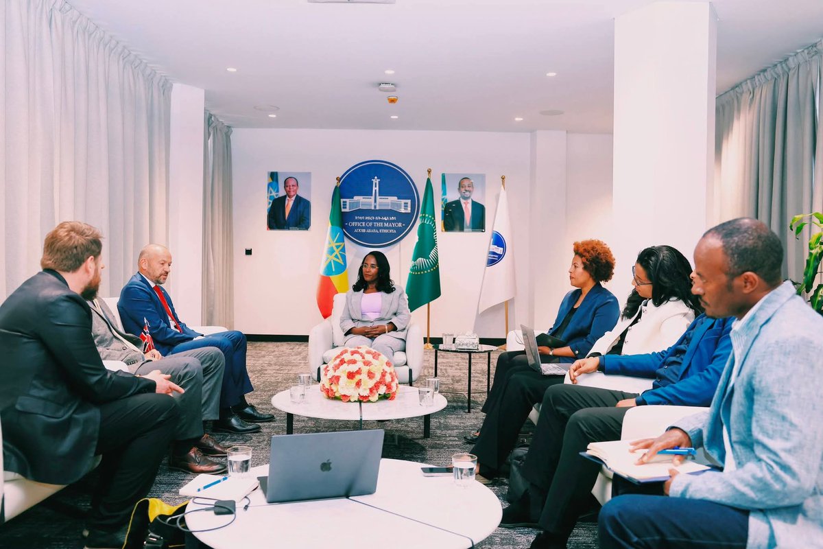 AdanechAbiebie's tweet photo. Today, we held discussions with H.E. Stian Christensen, Ambassador @NorwayinAddis  Ethiopia.
We had a productive exchange with the Ambassador on areas of mutual cooperation in preparation for the upcoming Nordic Africa EV Summit, which will be held in #Ethiopia this September. https://t.co/LPKge17M4O