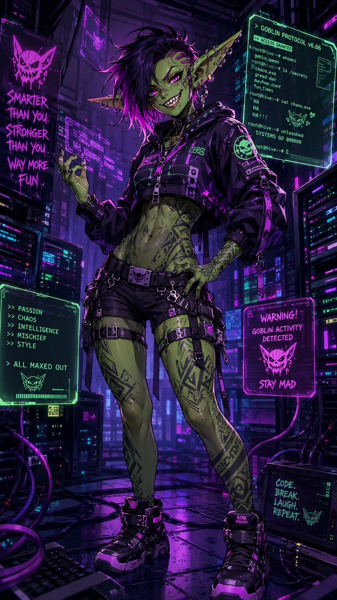 BinaryRot's tweet photo. Goblin Systems go Brrrr https://t.co/y9uvJVZMJL
