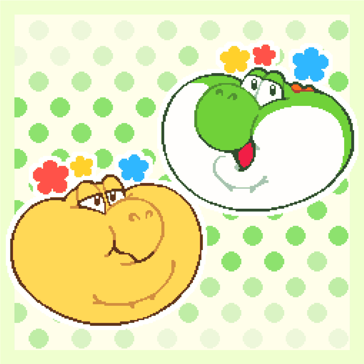RoundedPentagon's tweet photo. Bring-ha and something that a Koopa would say, these goobers are so round they put the Yoshi chief to shame!

They're about 3x2.7"

🔗Below!! https://t.co/HiB15OjSah