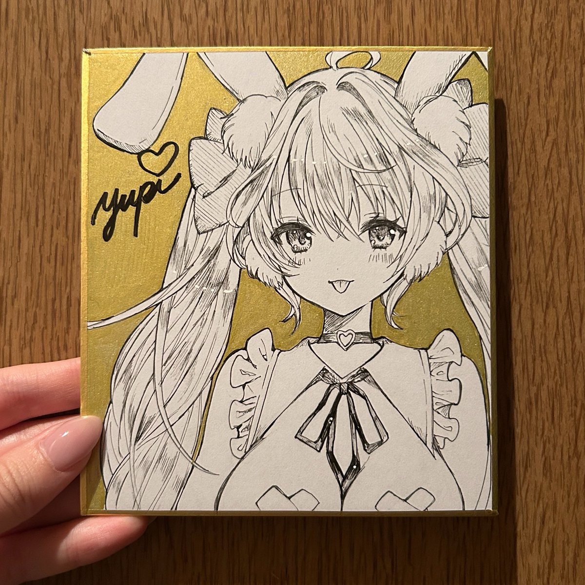 オリジナル手描きミニ色紙 オリジナル手描きミニ色紙